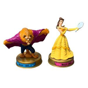 Belle & Beast 2002 McDonalds Collectible Figures Set